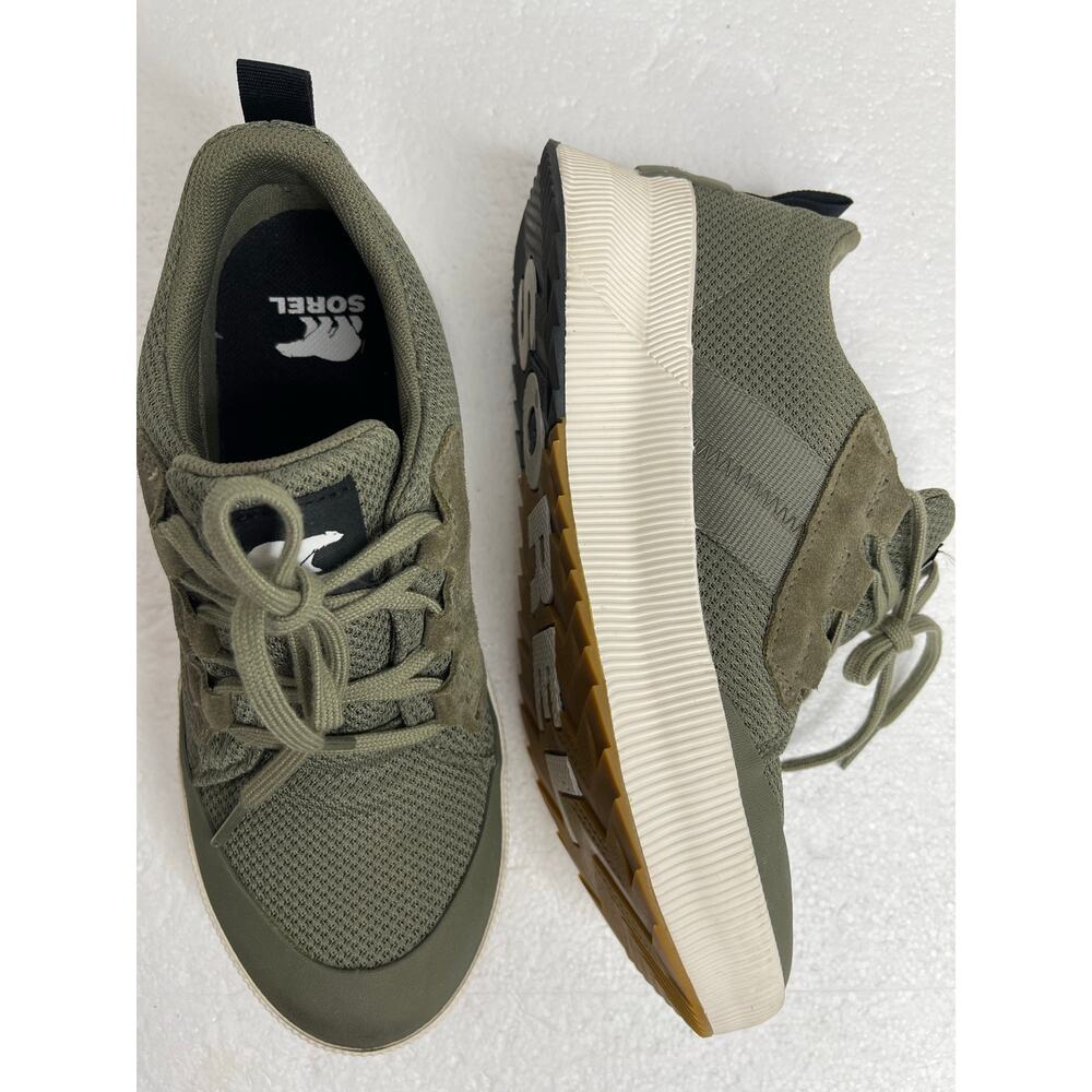 Sorel women’s Out N About III waterproof low sneakers olive green size 8 - Picture 5 of 9